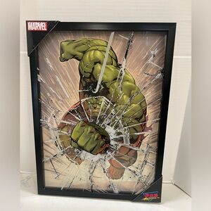 Marvel Hulk Dynamic Smash Art - Green and Black